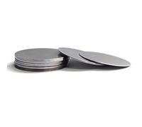 50Pcs 304 Disque Rond En Acier Inoxydable Épaisseur 1-3mm Plaque Ronde En Acier Inoxydable Diamètre 10mm Disque Tôle Circulaire Disque(10 * 2mm)