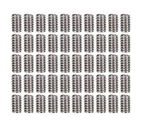 50Pcs 304 Stainless Steel Cup Point Set Screws, Fully Threaded Grub Screws M2 M2.5 M3 M2x12 Concave End Fasteners for Furniture Assembly Garden Railing and Steel Frame Connection (Avec*z)