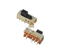 50pcs 3mm High Knob 8 Pin 3 Position 2P3T DP3T Vertical Slide Switch 0.5A 50V DC NWPNLXEA