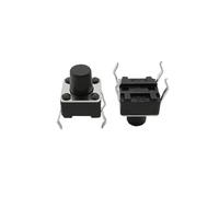 50Pcs 4 Pin SMD Switch DIP Panel PCB Momentary Tactile Tact Push Button Self-reset Switch 6mm*6 * 4.3/5/6/7/8/9/10/11/12/13mm NWPNLXEA(6x6x7mm)