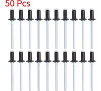 50pcs 4 x 8mm Aluminum Alliage Rivet Aveugles Réparation Outil pour Voiture