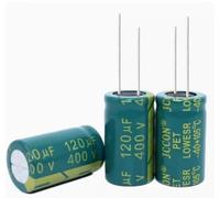 50PCS 400V120uF 120uf 400v Electrolytic capacitor 18x30mm EKFBQBGW