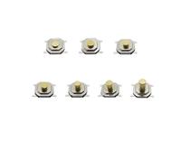 50Pcs 4x4mm PCB Tactile Push Button Switch Switch Momentary Tact Switch Key Button SMD 4x4x1.7/2/2.3/2.5/3/3.5/4.3mm NWPNLXEA(Height 1.7mm)