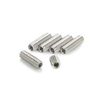 50pcs 5#-32UNC 6#-32UNC 8#-32UNC acier inoxydable A2 vis à tête hexagonale ASMEB18.3 SUS 304 vis de réglage RYMZJD(1/8",8-32)