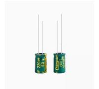 50PCS 50V220UF In-line Aluminum Electrolytic Capacitor 220uf 50v Volume 8 * 12mm