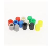 50pcs 7 Color Cap Hat Kits G62 for 6 * 6mm Tactile Push Button Switch Lid Cover NWPNLXEA(70PCS Mixed color)
