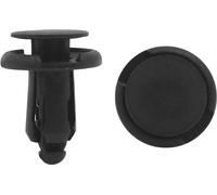 50Pcs 8mm ø Trou 0.31po rivet plastique glissière Appuyer clip bouclier aile
