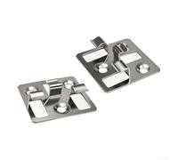 50PCS Agrafes Terrasse 3mm Écart Plastique Fixation | Écart constant 3mm, ventilation optimale, gonflement pour bois, installation rapide, lot économique 50pcs(9mm)