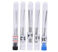 50Pcs Aiguilles de Nettoyage de Buse d'Imprimante 3D, Argent Acier Inoxydable 0,2/0,25/0,3/0,35/0,4 mm pour Toutes Les Buses de 0,4 mm pour Reprap/Ultimaker/Makerbot/Flashforge