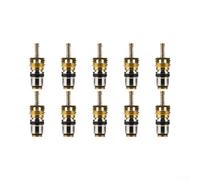 50pcs Auto AC Valve Core Copper Material High pour temp 50pcs(10PCS) | Copper construction, high pour temp resistance, prevents leaks, fits pour volvo pour ford pour mondeo, 50pcs bulk pack