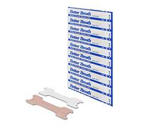 50PCs Better Breath bandelettes nasales Aide au sommeil anti-ronflement pour améliorer le sommeil. Idéal pour mieux respirer quand vous faites du sport actif (55 * 18mm, 50PC)