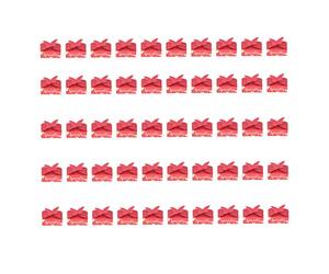 50pcs Boîtes à Faveur Sûr Durable Exquis Belle Or Rouge Compact Sacs de Mariage Portables pour les Fêtes Anniversaires Événements de Noël Boîtes à Friandises Sacs Cadeaux Petits