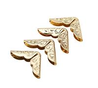 50pcs Book Corner Protecteurs Metal for Bordbacks Book Photo Protector for Scrapbooking Iron Corner Triangle Trim décoratif Album vintage (# 3)