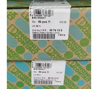 50Pcs/Box For PHOENIX CONTACT Straight through terminal block UK 35 N 3074130