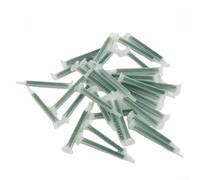 50pcs Buses pour mélange pour statique 16 Éléments 83mm Vert | 16 Ã©lÃ©ments internes, pour mÃ©lange homogÃ¨ne, interface carrÃ©e, longueur 83mm, vert translucide