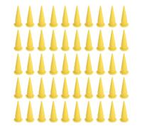 50pcs calfeutrer cône buse PE en plastique fin pointe réutilisable buse de calfeutrage pour mastic colle pour la cuisine salle de bains porte fenêtre évier joint de remplissage