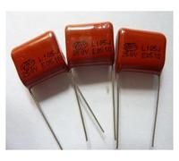 50pcs CBB 105 250V 105J CL21 1uF 1000nF P15 Metallized Polypropylene Film Capacitor Capacitance Meters