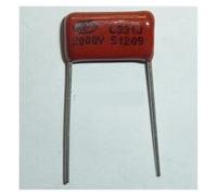 50pcs CBB capacitor 331 2000V 331J 2KV 330pF 0.33nF P15 CBB81 Metallized Polypropylene Film Capacitor AUOQKQUT