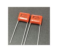 50pcs condensateur CBB 104 400V 104J 0.1uF 100nF P10 CL21 condensateur à film polypropylène métallisé Appareils électroniques