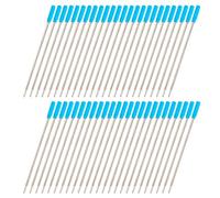 50pcs Crystal Pen Reffills Standard Ballpoint Recharge Pour Twist Action Metal Rebills For Multifonction Office Writing Supplies