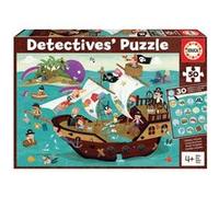 50pcs detective puzzle Bateau pirate Multicolore