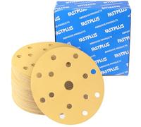 50Pcs Disques de ponçage, disque abrasif 150mm,15 trous, 6 pouces, disques abrasifs auto-agrippants en céramique,Grain 180 pour ponceuse orbitale aléatoire