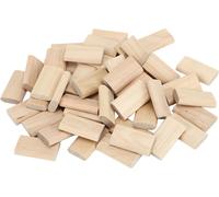 50Pcs Domino Tenon Bois de hêtre 8x40mm Tenons libres Accessoire de menuiserie pour le positionnement