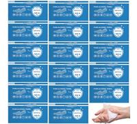 50pcs enveloppés individuellement les serviettes mouillées jetables anti-virus de la peau sensible; Des serviettes de nettoyage à l'alcool pur pour les voyages, l'utilisation quotidienne