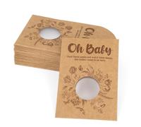50pcs Enveloppes pour Baby Shower, Enveloppes Fleurs Sauvages avec Fenêtre Sachets de Fête Vintage pour Bonbons Thé Pièces de Monnaie