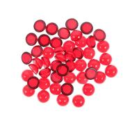 50Pcs Flat Bottom Glass Beads for DIY Handcraft Plant Decoration Indoor Ornaments
