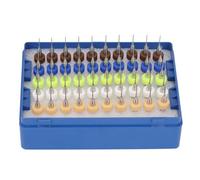 50pcs Foret PCB, Micro Forets en Carbure 0,5-0,9 mm Embouts de Routeur CNC à Flûte de Circuit Imprimé PCB pour la Sculpture de Circuit Imprimé PCB