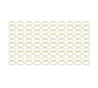 50PCS Gold Round Name Card Holder Steel Photo Clip Card Display Stand for Weddings Offices Practical Durable Lightweight Rustproof Elegant Desktop Decoration