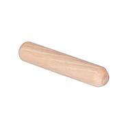 50pcs Goujons en Bois Goujons en Bois Cannelés Tige M6 Tiroir D'armoire Rond Insertion Facile pour Bricolage Art Travail du Bois, Raccord de Porte de Meubles (M6x30 (50 pièces))
