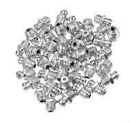 50pcs Graisseurs Droits pour m6 M8 pour m10 Filetage Métrique(Straight M8) | Acier inoxydable 304, tailles pour m6 M8 pour m10, filetage métrique extérieur, débit optimal, résistant à l'usure
