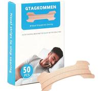 50pcs Grand unisexe bandelettes nasales anti ronflement，anti ronflement efficace puissant bandelettes nasales Couleurs de la peau，Ronflement dilatateur nasal dispositifs anti-ronflement