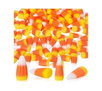 50Pcs Halloween Resin Candy Corn Artificial 3D Candy Corn Bead Fall Faux Corn Scrapbooking Embellishments