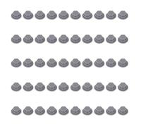 50PCS Hex Vis Boulon Couvre Étanche À La Poussières Hexagonal Vis De Protection Capuchons Silicone Vis Tête Protecteur (M10)