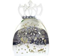 50PCS Laser Cut Motif Fleurs Avec Couronne Sur Le Dessus Petites Boîtes De Faveur Pour L'anniversaire Mariage Mariée Douche Party