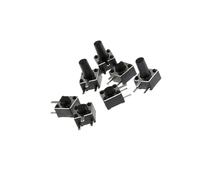50PCS/LOT 4.5x4.5mm Momentary Tact Switch Push Button Switch 3PIN Switch For TV/home use Button 4.5 * 4.5 * 3.8/4.3/5/6/7/8MM NWPNLXEA(4.5X4.5X5MM)