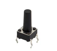 50pcs/lot 6x6x12MM 4PIN G95 Tactile Tact Push Button Switch Direct Self-Reset DIP NWPNLXEA