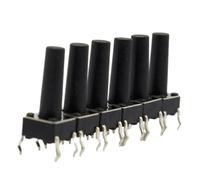 50pcs/lot 6x6x14MM 4PIN G97 Tactile Tact Push Button MicroSwitch Direct Self-Reset DIP NWPNLXEA