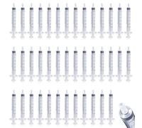 50PCS Lot De Seringues De 3 Ml, Seringue Plastique Stérile Avec Graduation, Seringue Réutilisable Sans Aiguille, Seringue 3ml Pour Cuisine, Animaux, Laboratoire, Seringue Liquide
