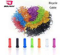 50pcs/Lot Embouts de câble de vélo en alliage d'aluminium, manchons de sertissage pour câbles intérieurs de frein et de dérailleur, embouts de gaine de câble de dérailleur de vélo 50 pièces d'or,50 no