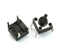 50pcs/lot Momentary Tactile Push Button Switch 4 pin ON/OFF keys button DIP 6 * 6 * 5mm NWPNLXEA
