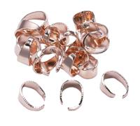 50pcs / lot Or Rose Pendentif Clips Pincer Bail Fermoirs Boucle Charme Collier Crochet Connecteur pour DIY Fabrication de Bijoux Camée Plateau Trouver Fournitures 3 Tailles 7 Coulbien traité.