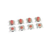 50PCS/LOT Patch Red Push Button Switch 6.2 * 6.2mm 6 * 6 * 2.5/3.1/3.7/4.3mm 4pin 5pin SMD switch NWPNLXEA(SMD - 5 PIN,6x6x2.5 MM)