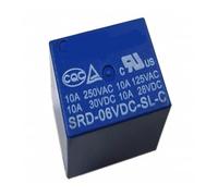 50PCS/lot power Relay SRD-06VDC-SL-C 6V 10A 250VAC 5PIN T73 and Relays