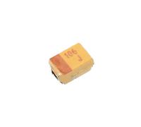 50PCS/LOT SMD tantalum capacitor 106J 10UF 6.3V P-type 0805/2012 yellow with polarity NWPNLXEA
