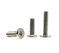 50pcs M1.2 M1.4 M1.6 M2 M2.5 M3 M4 Ultra-Mince plaquette vis à tête Plate Boulon for Ordinateur Portable Lunettes de téléphone(12mm,M3)