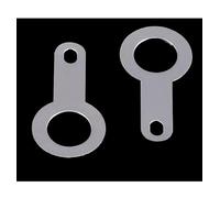 50pcs M2.2-M8.2 cuivre plaqué argent borne à souder à tête unique rondelle de soudure circulaire feuille de soudage cosse à souder(M4.2 -50pcs)